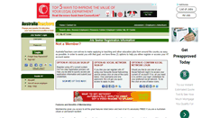 Desktop Screenshot of my.australiateachers.com