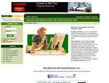 Tablet Screenshot of employer.australiateachers.com